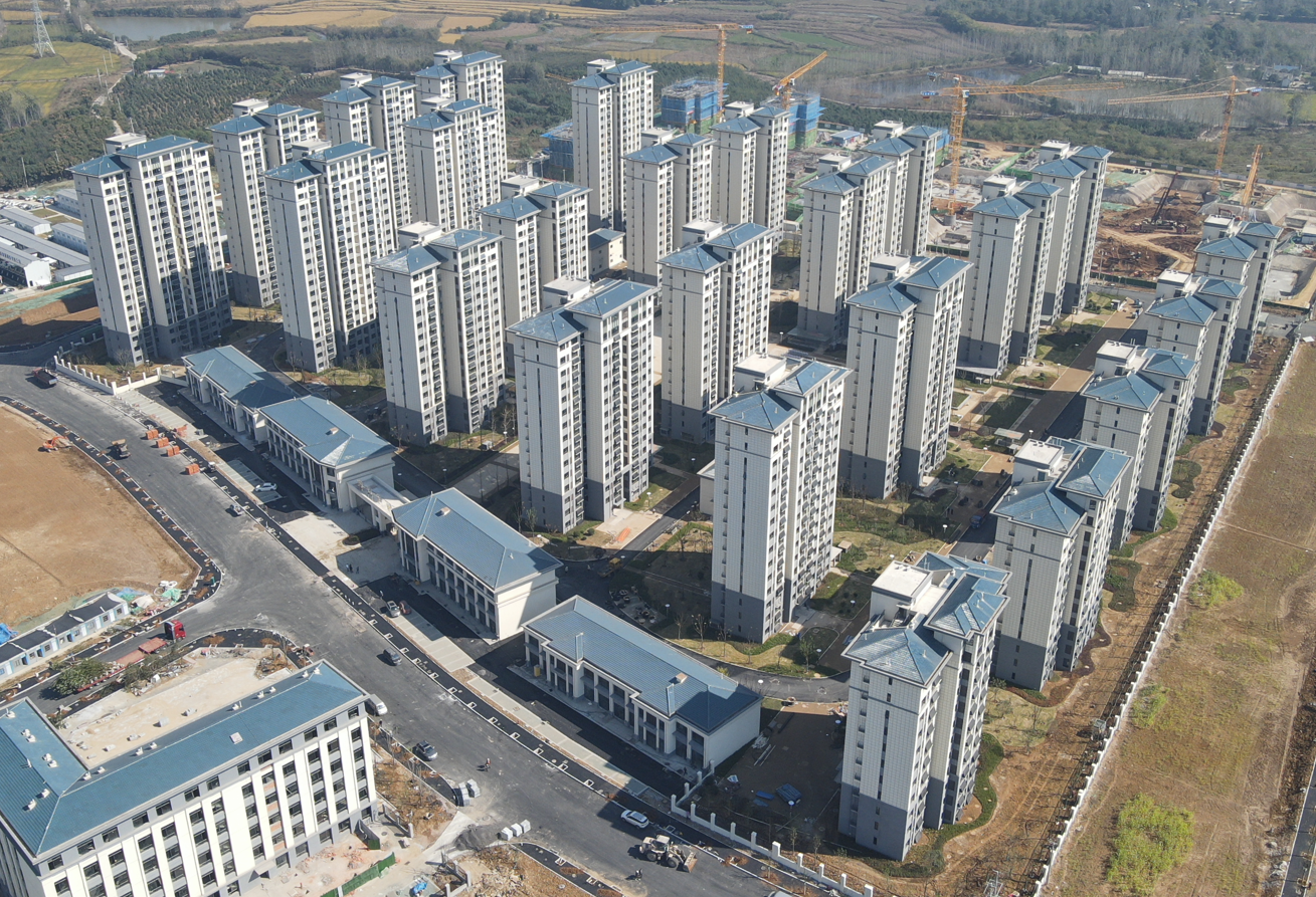 打造幸福暖居中建二局安徽分公司肥西县铭传乡安置点正式交房